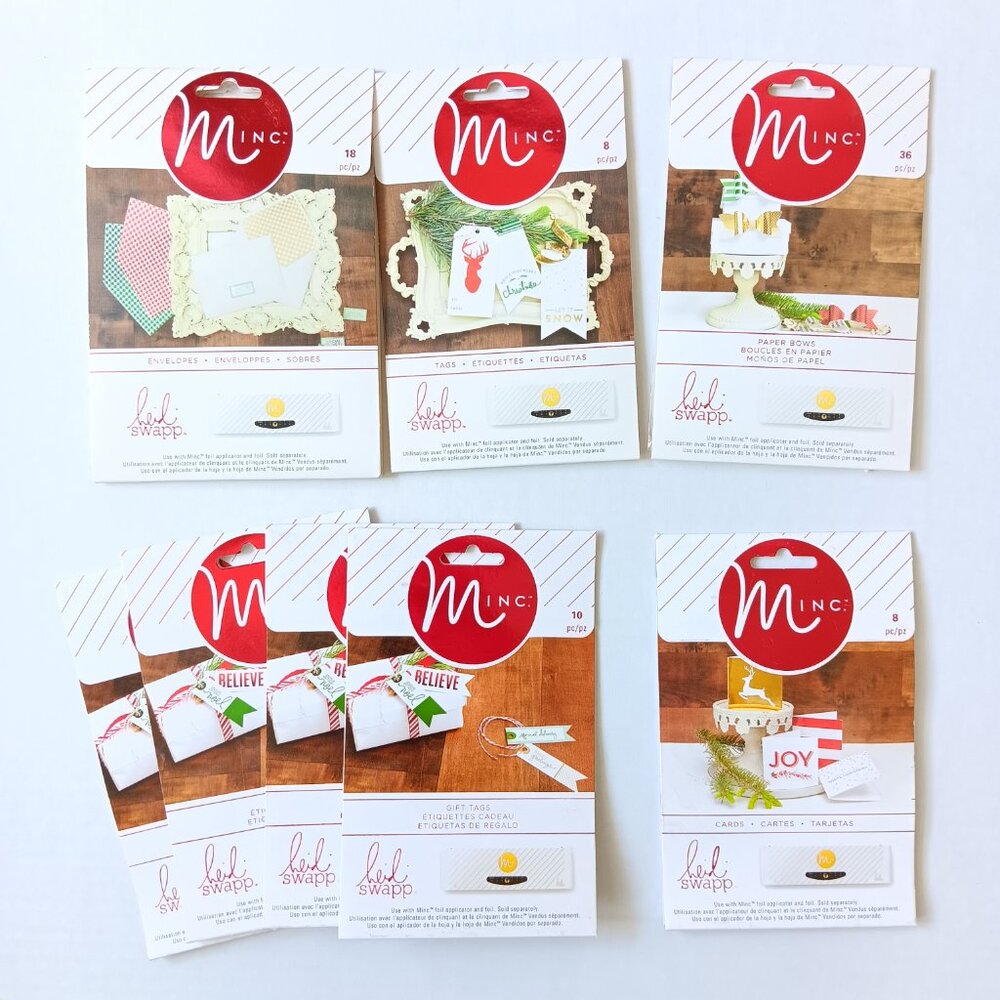 Lot of 8 Heidi Swapp American Crafts Minc Christmas/Holiday Items
